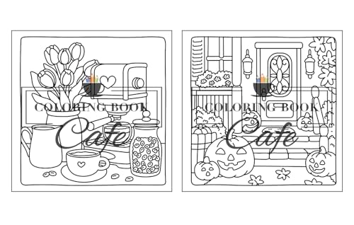 Coloring Book for Adults and Teens Featuring Super Cute Nooks