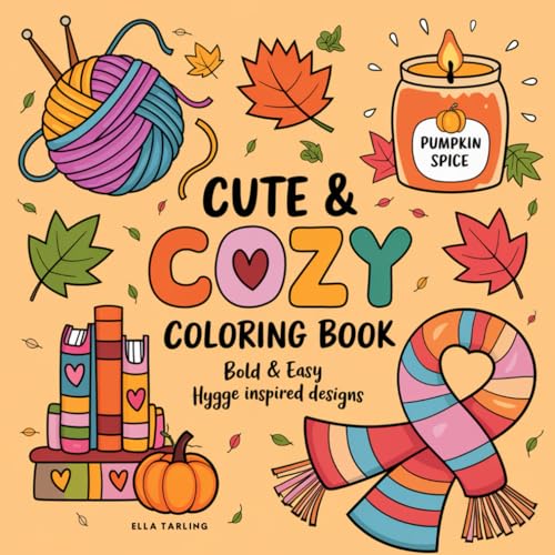 Cute & Cozy Girl Coloring Book for Adults Kids & Teens