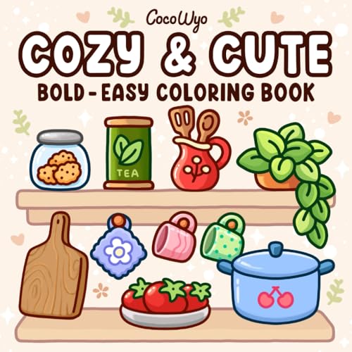 Cozy & Cute Coloring Book for Adults and Teens