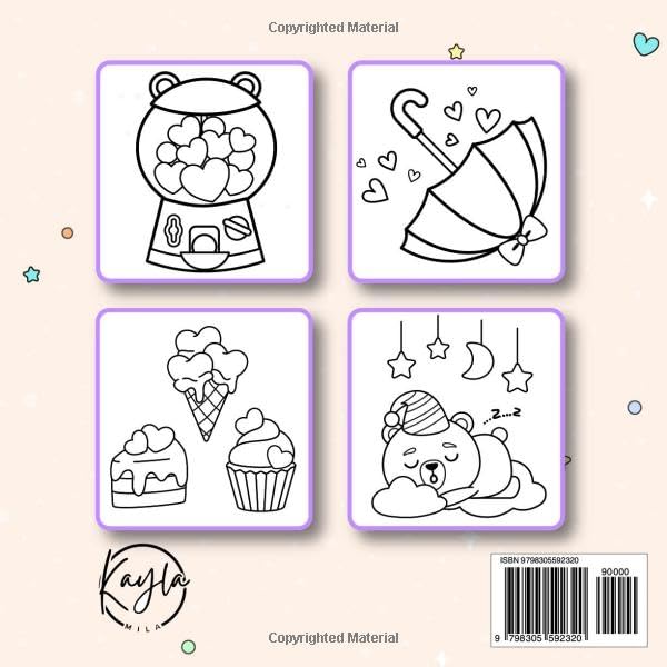 Color Me Cute An Adorable Coloring Book for Adults Teens