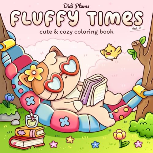 Fluffy Times Vol. 2 Coloring Book for Adults & Teens