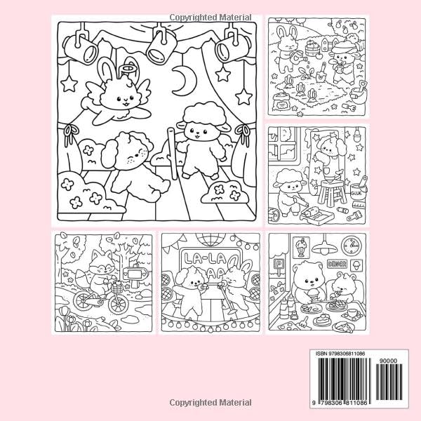 Fluffy Times Vol. 2 Coloring Book for Adults & Teens