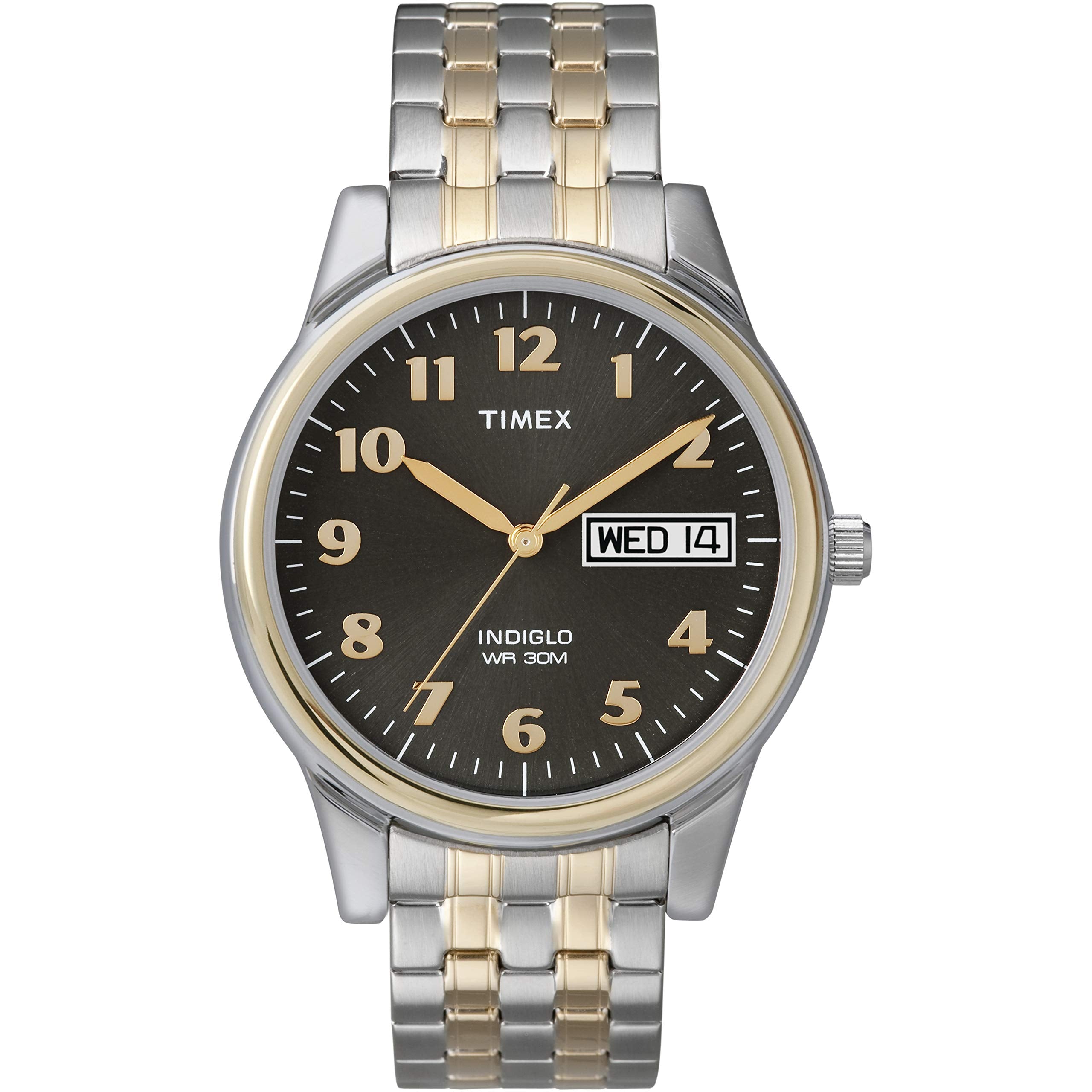 Timex Men's Charles Street Two-Tone Expansion Band Watch