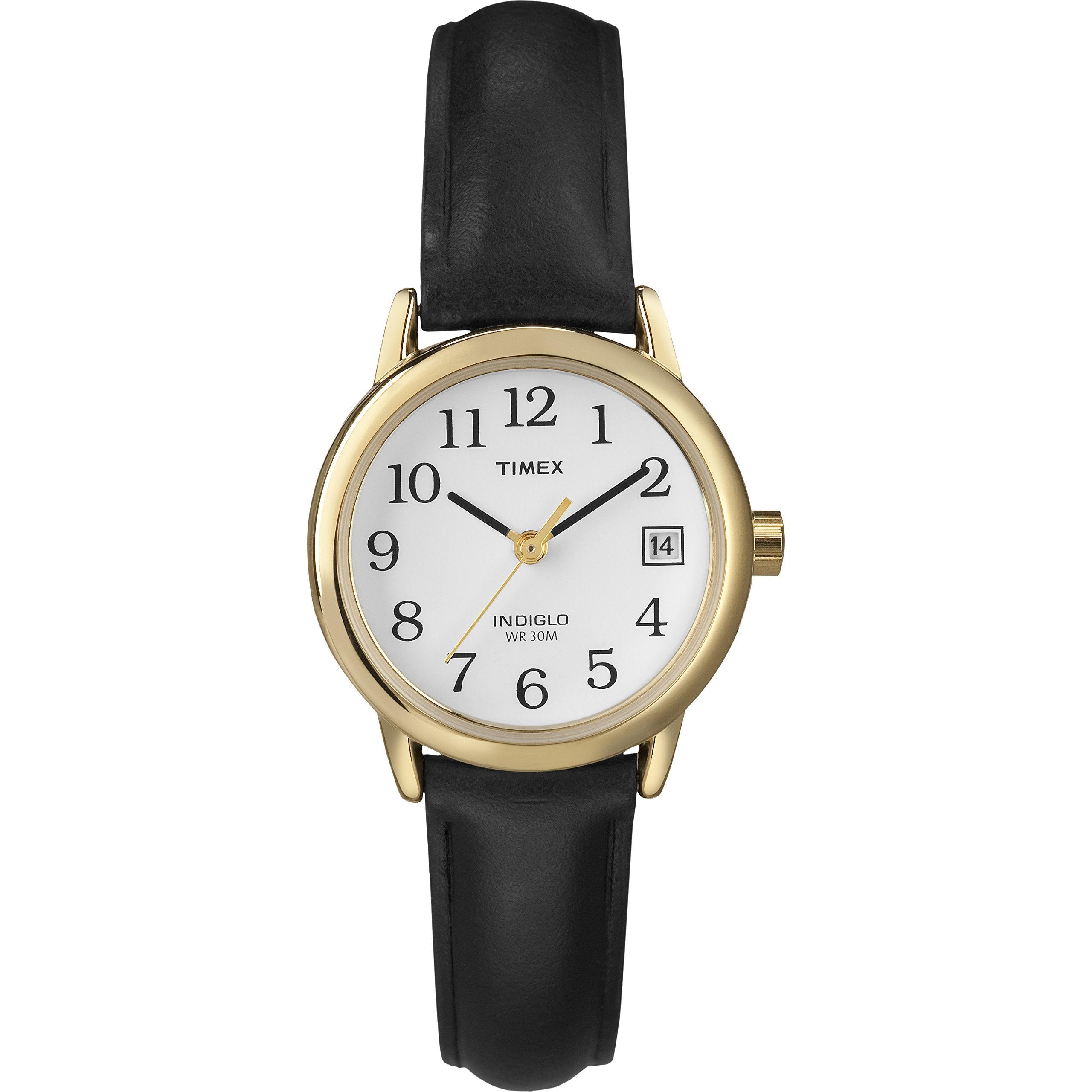 Timex Women's Easy Reader 25mm Watch – Gold-Tone Case White Dial