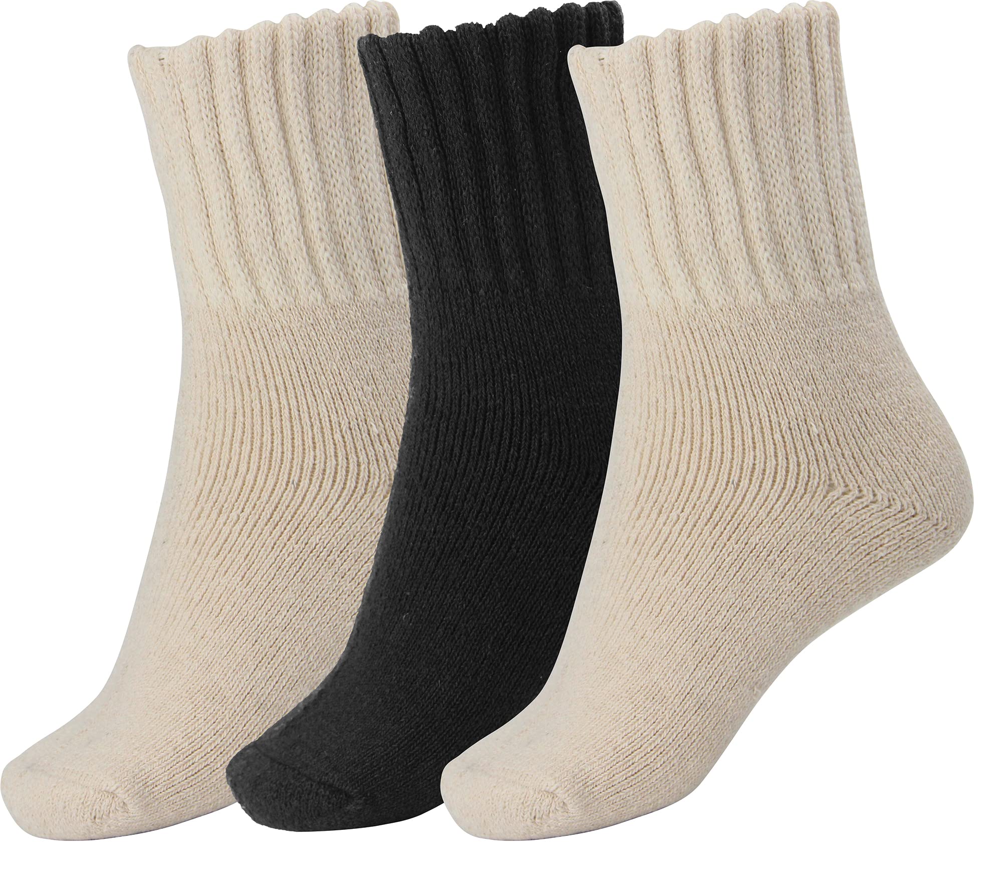 Women Winter Solid Boots Socks Thick Warm Wool Socks