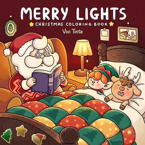 Merry Lights Christmas Coloring