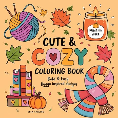 Cute & Cozy Girl Coloring