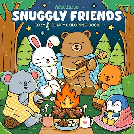 snuggly friends coloring