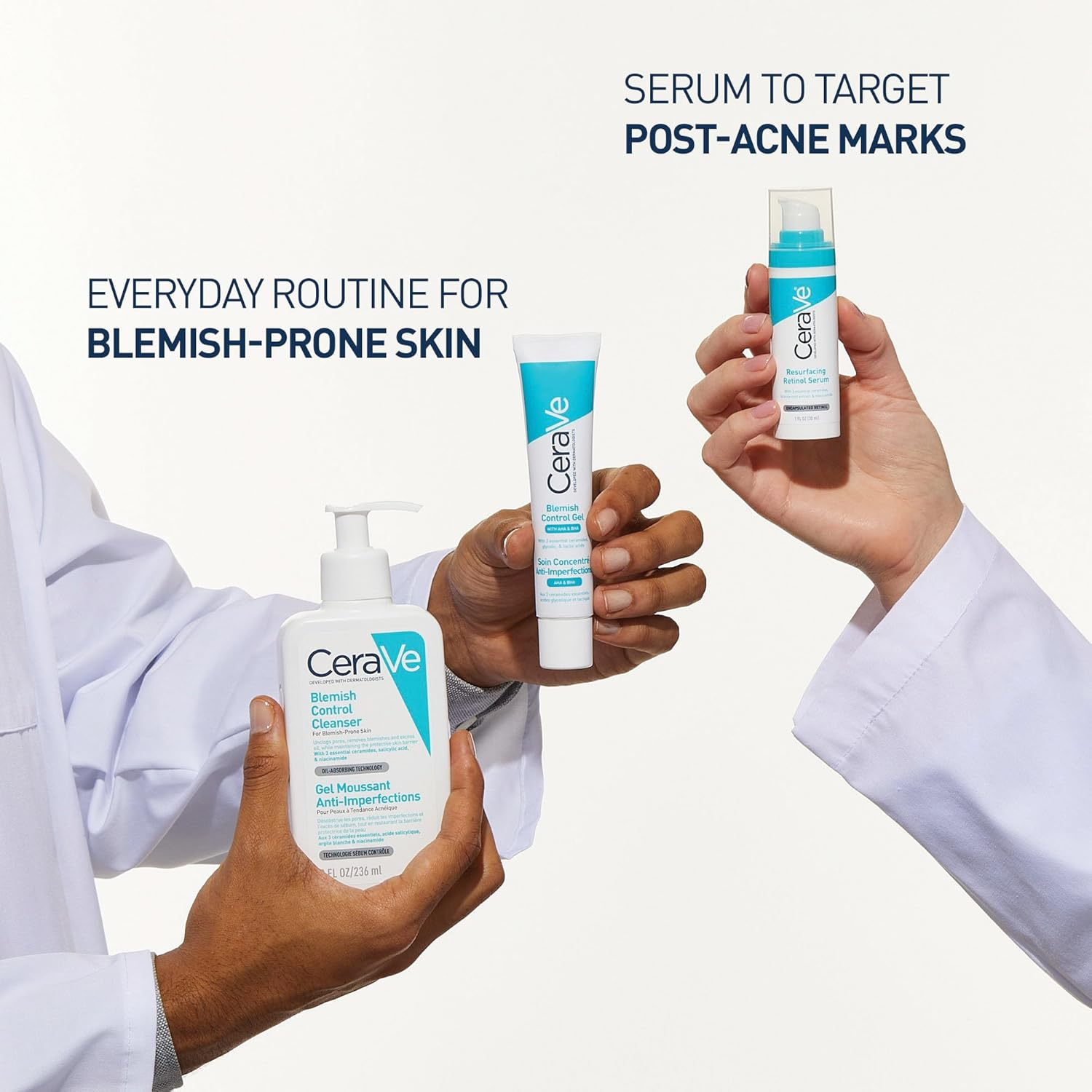 CeraVe Blemish Control Face Cleanser with 2% Salicylic Acid & Niacinamide for Blemish-Prone Skin 236ml - Image 5